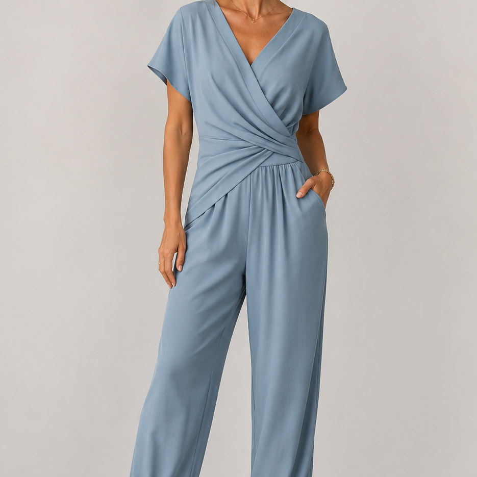 Women's Wrap Front Jumpsuit
