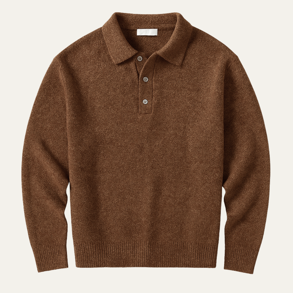 The Cedarfield Men's Trendy Soft Knit Polo Sweater