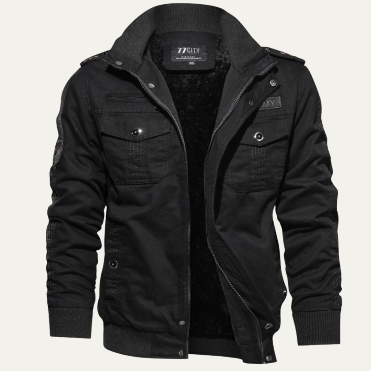 The Sydenham Men’s Windproof Multi-Pocket Military Bomber Jacket