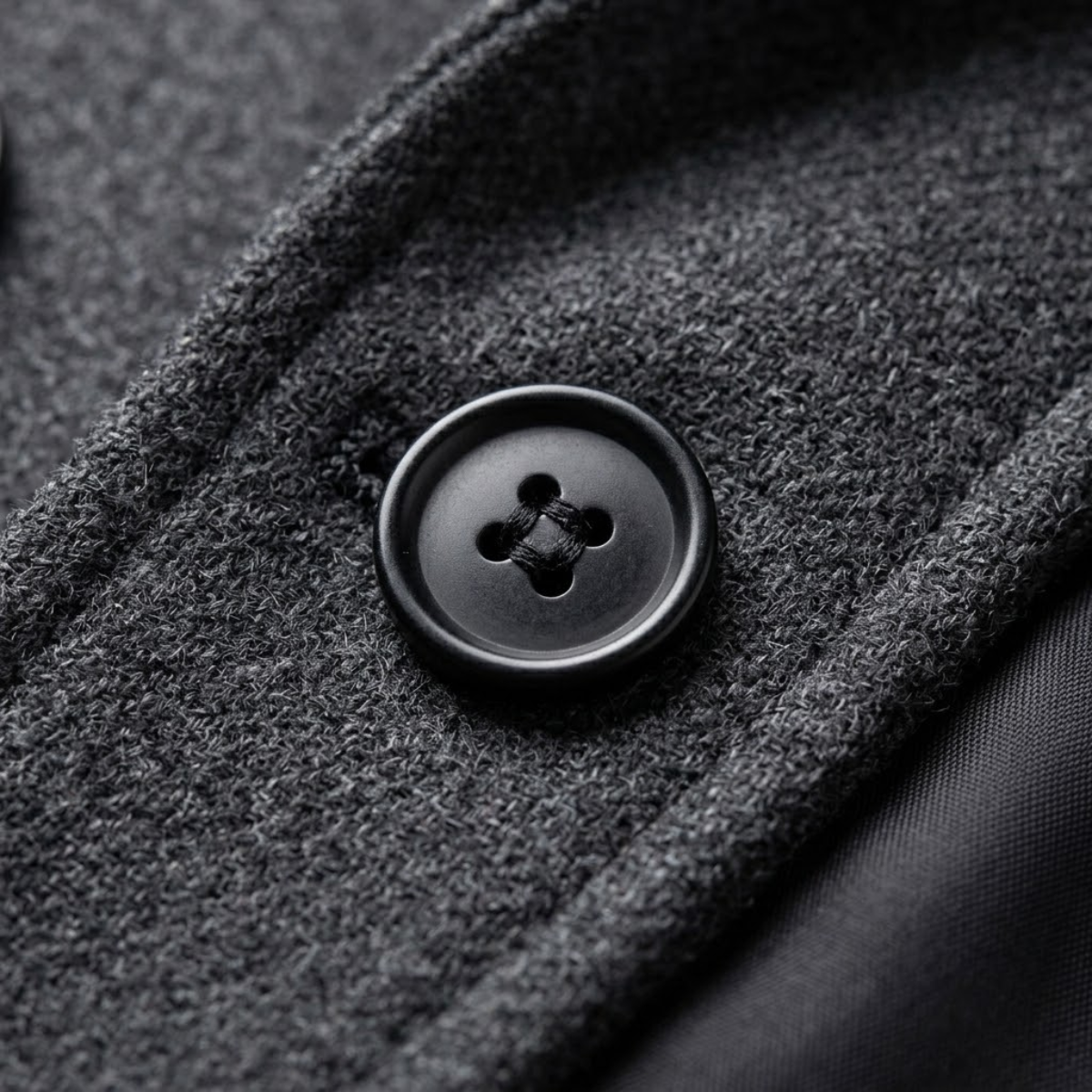 The Vicenza Men's Long Double Breasted Wool Trench Coat