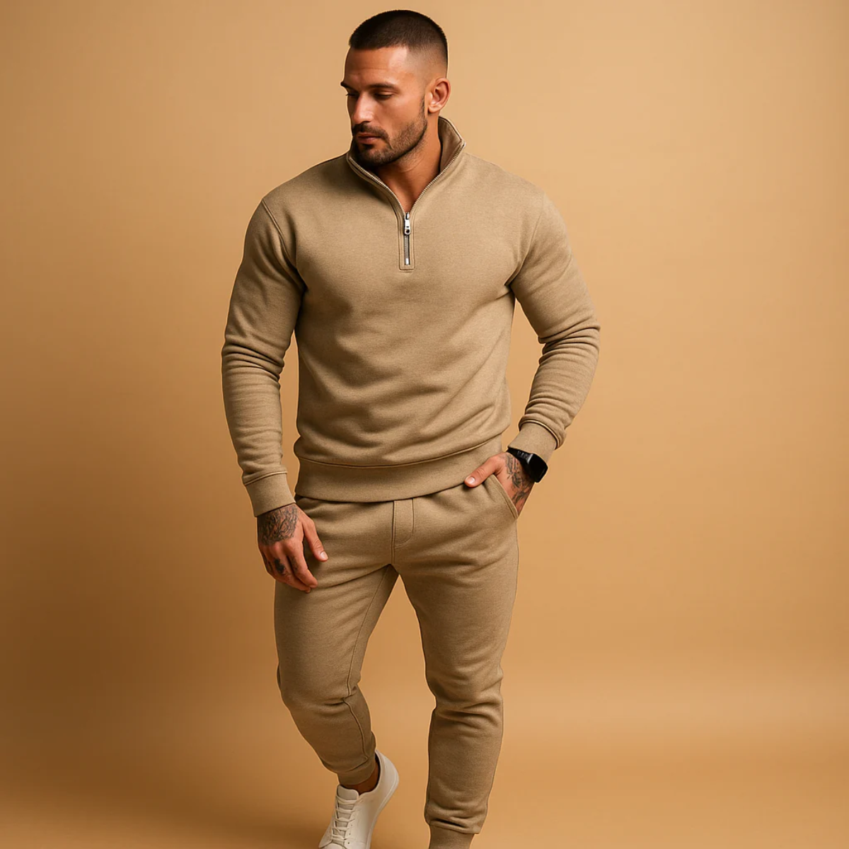 The Porto Men’s Loungewear Co Ord Set – Designer Hoodie & Joggers