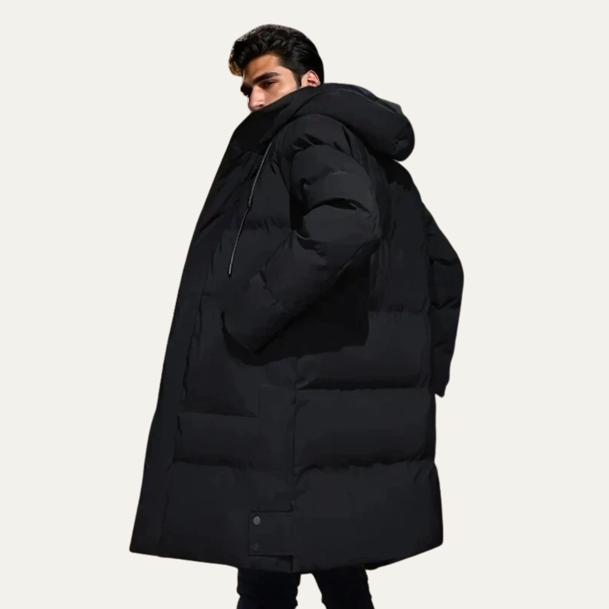 The Radcliffe Men’s Long Winter Parka Warm Hooded Down Jacket