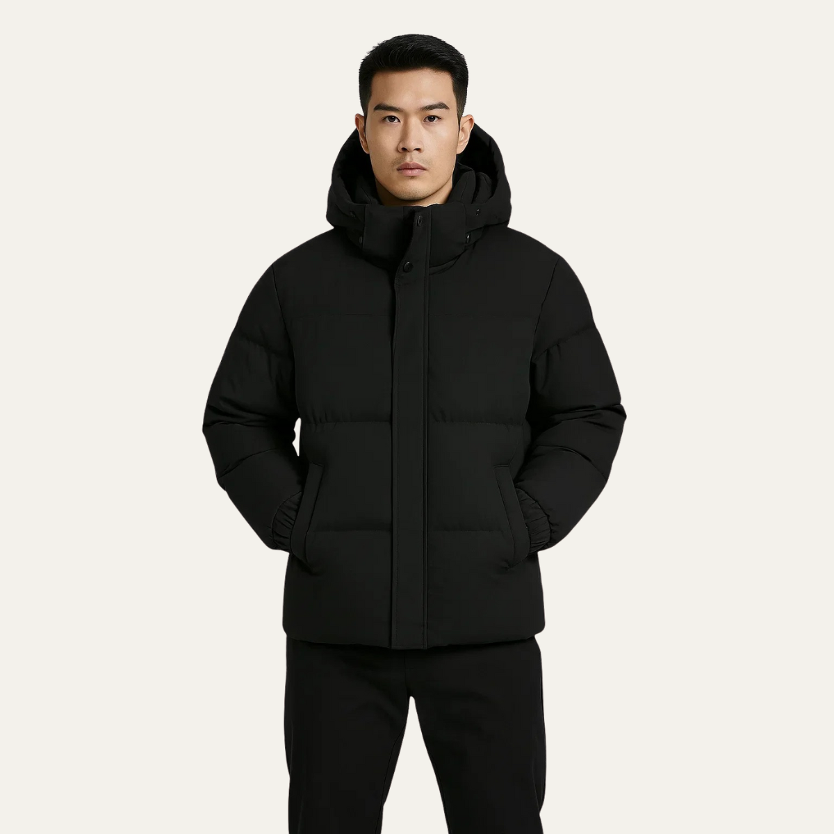 The Whitaker Men’s Warm Insulated Hooded Puffer Jacket