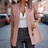 Women's Pink Elongated Blazer