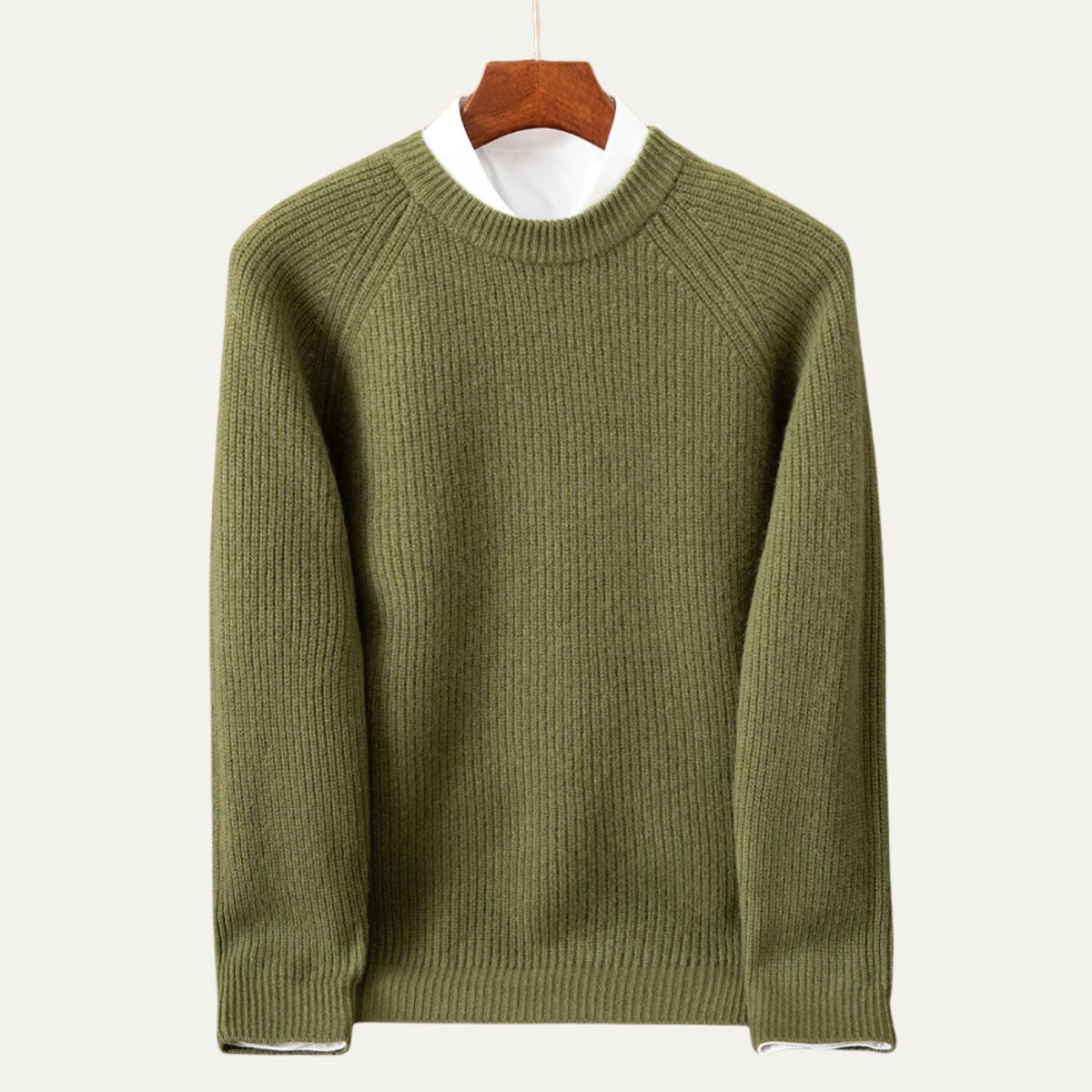 The Milan Men’s Merino Wool Winter Crew Neck Sweater