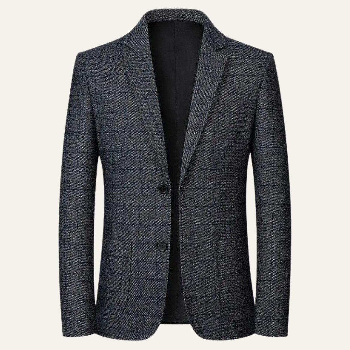 The Barrington Men’s Classic Plaid Blazer with Check Pattern