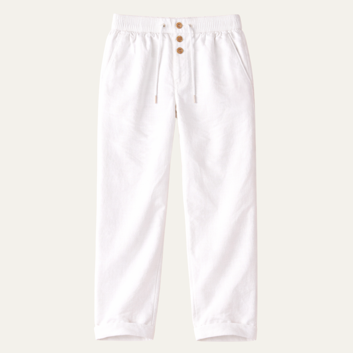 The Glenhaven Hill Men’s Breathable Straight Leg Cotton Linen Pants