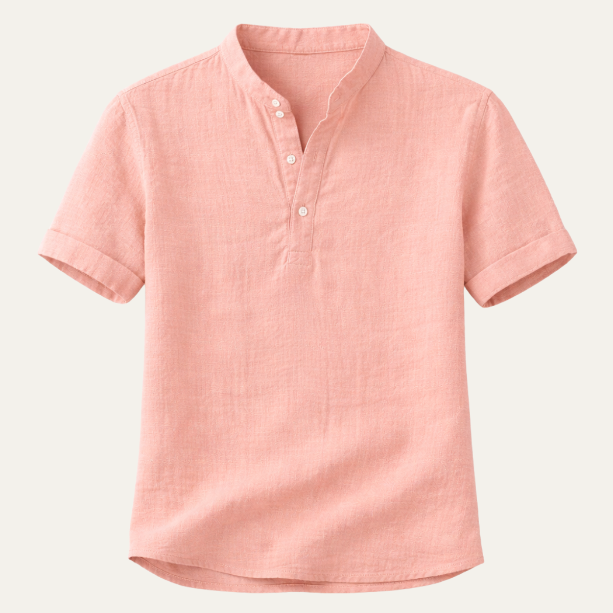 The Glencrest Ridge Men's Soft Linen Summer Casual Button-Up Shirt