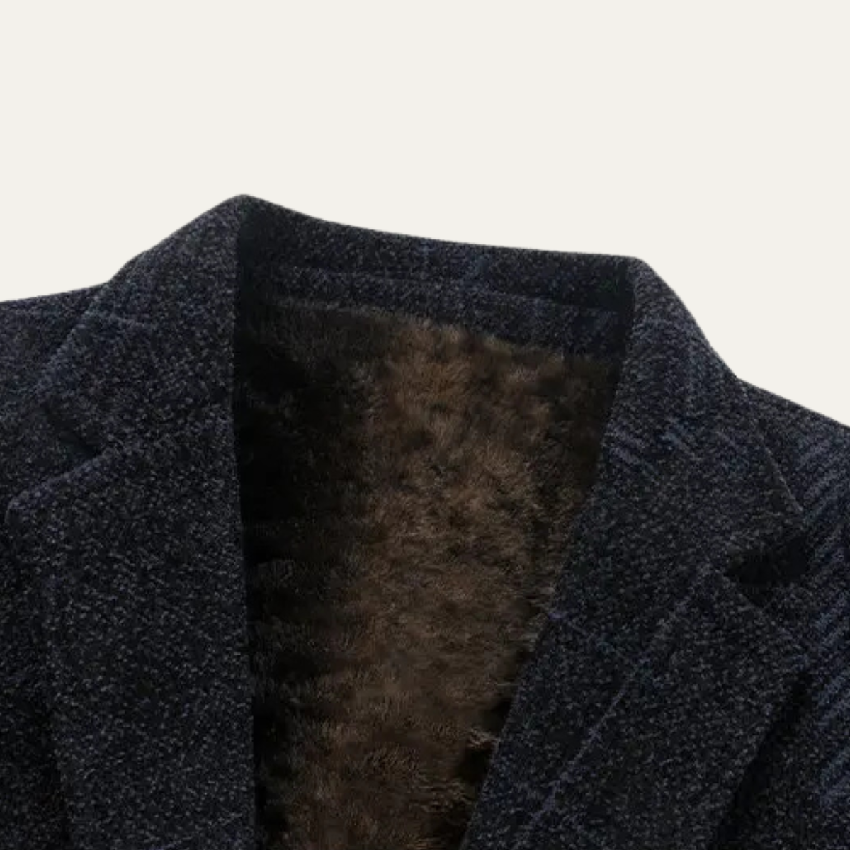 The Riccione Men’s Smart Business Blazer with Warm Fur Lining