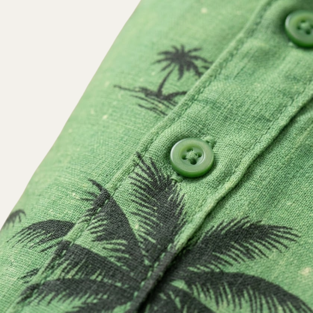The Brookland Men’s Tropical Coconut Print Hawaiian Casual Shirt