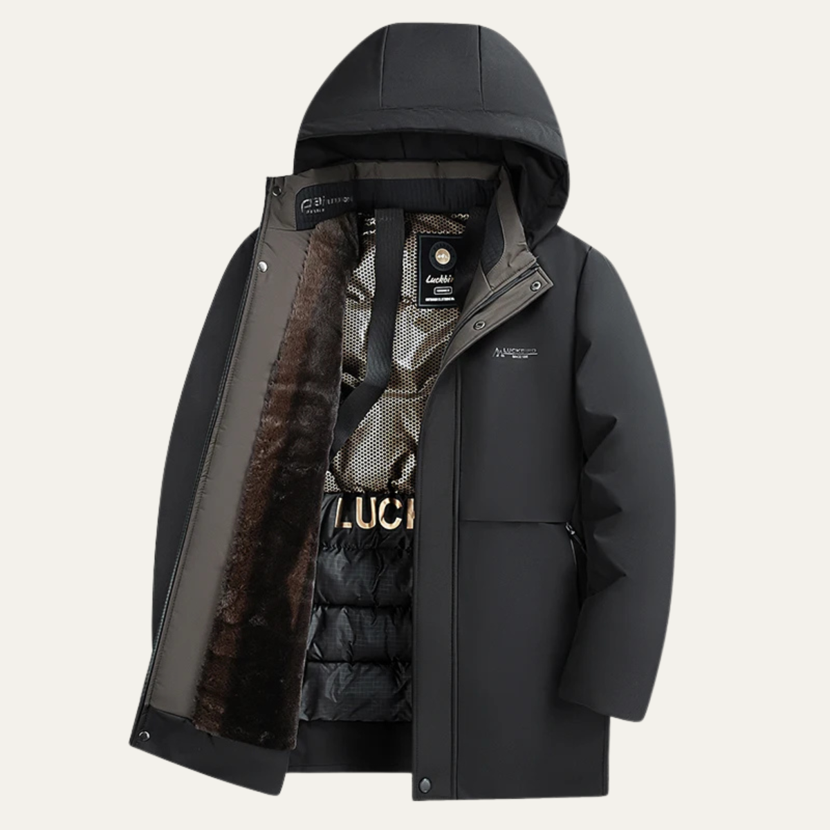 The Noblewood Men's Winter Parka – Waterproof Thickened Warm Hooded Coat