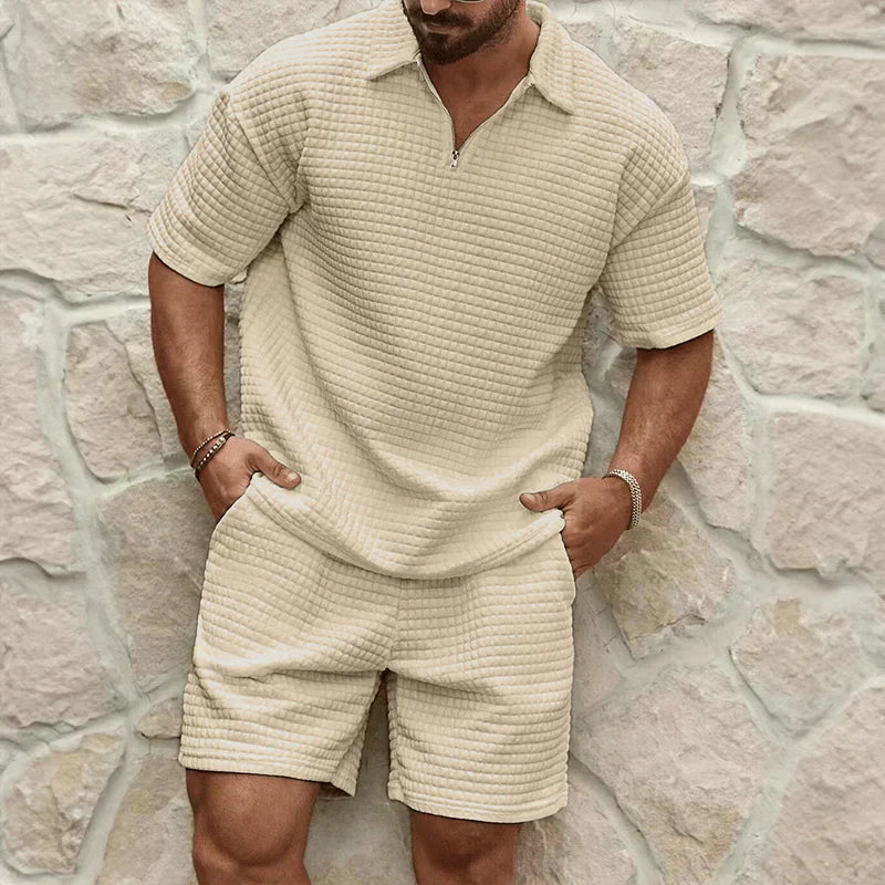 The Redford Co-Ord Set - Polo & Shorts for Men