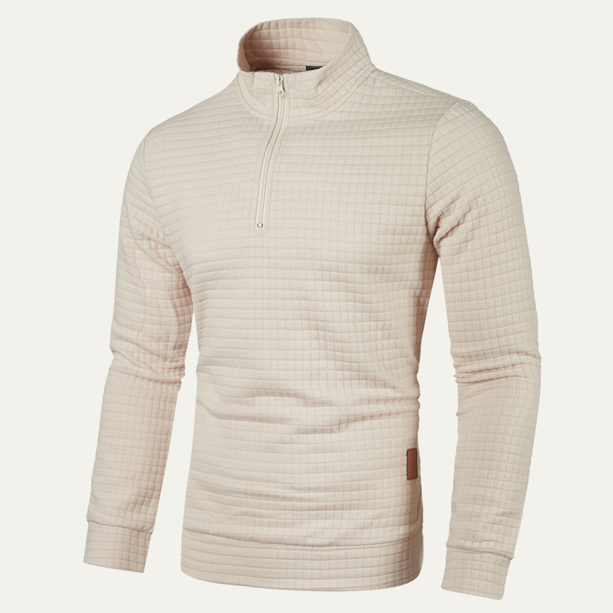 The Willowcrest Men’s Warm Lightweight Quarter Zip Sweater