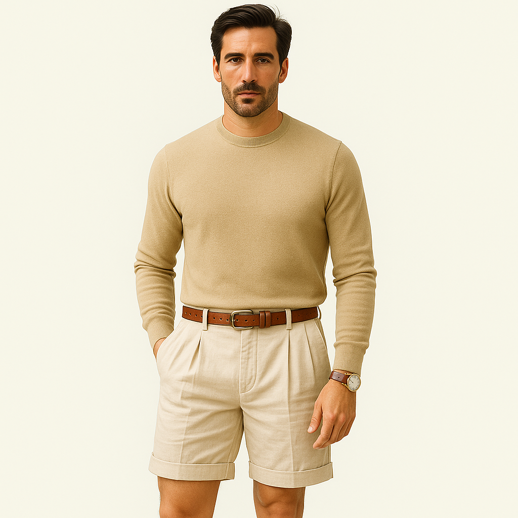 The Henwick Linen Shorts – Tailored Summer Shorts for Men