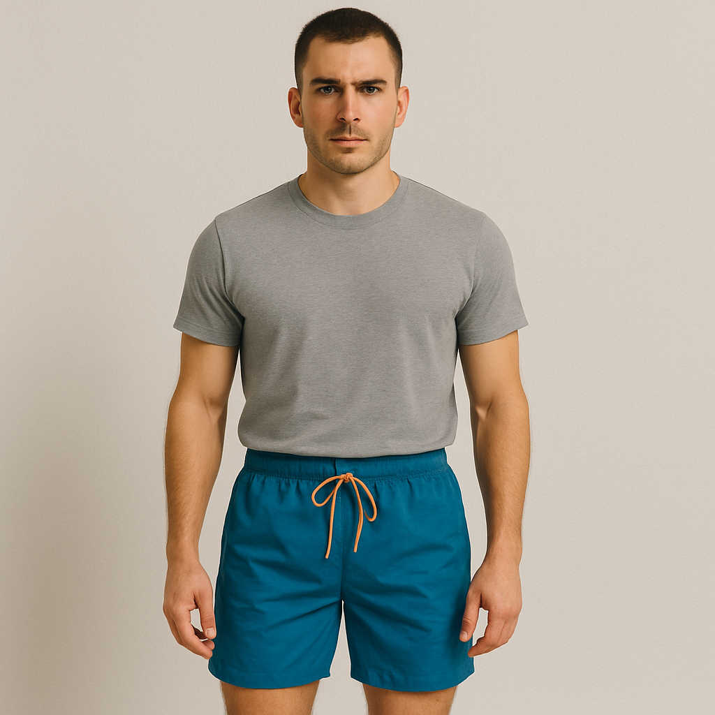 The Marston Swim Shorts with Drawstring for Men