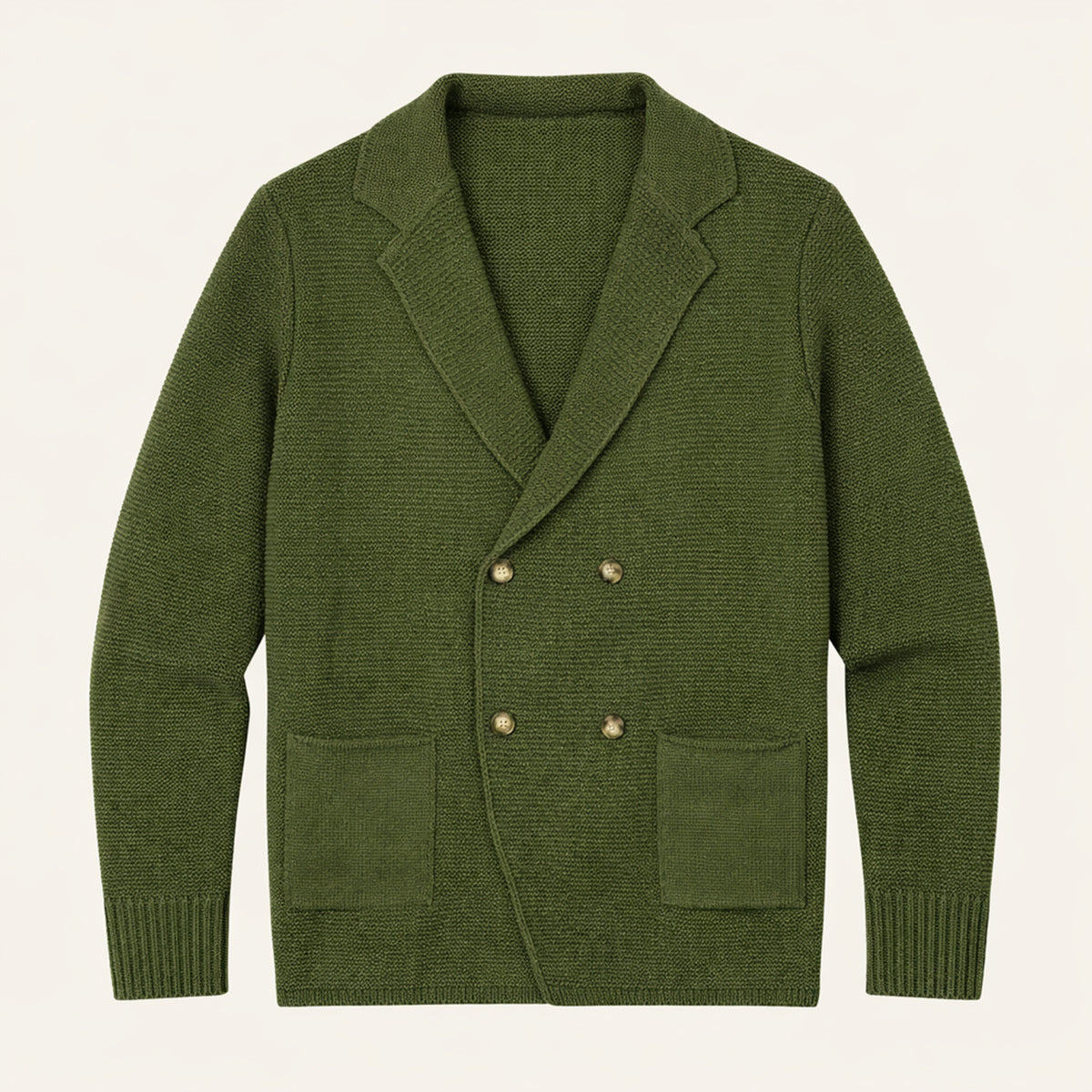 The Pisa Men’s Smart Casual Double Breasted Knit Cardigan