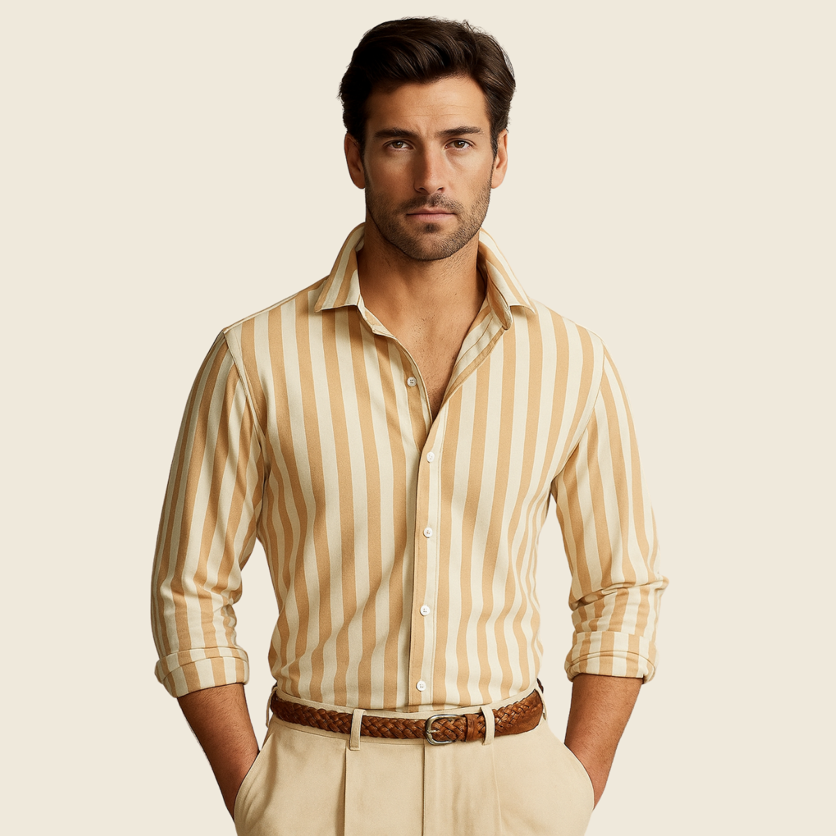 The Vittorio Striped linen Shirt