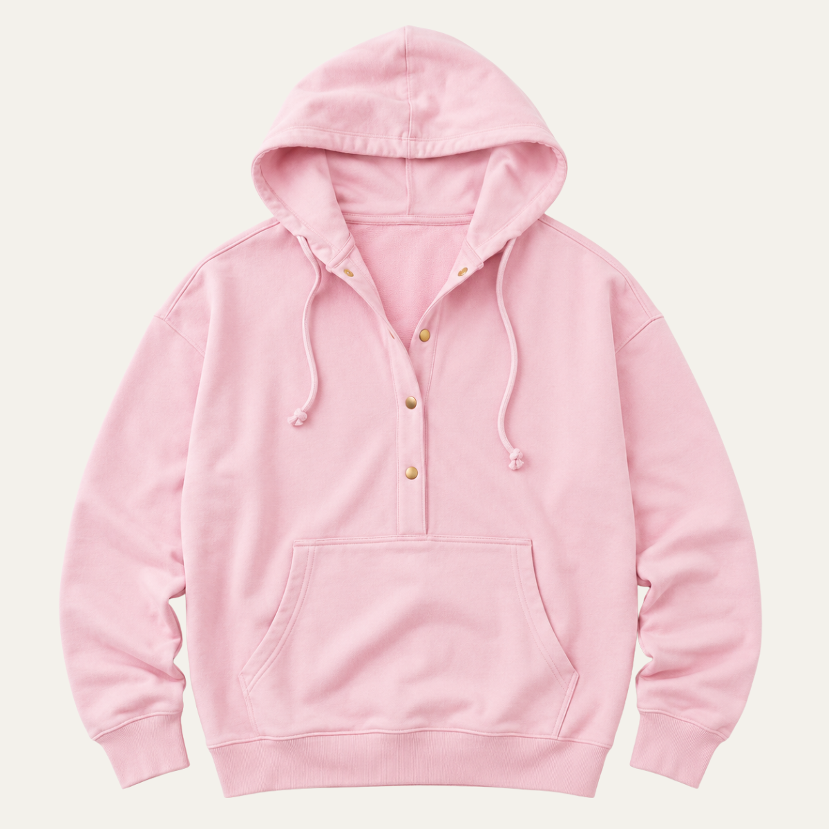 Women's Relaxed Hoodie Drawstrings Sweater