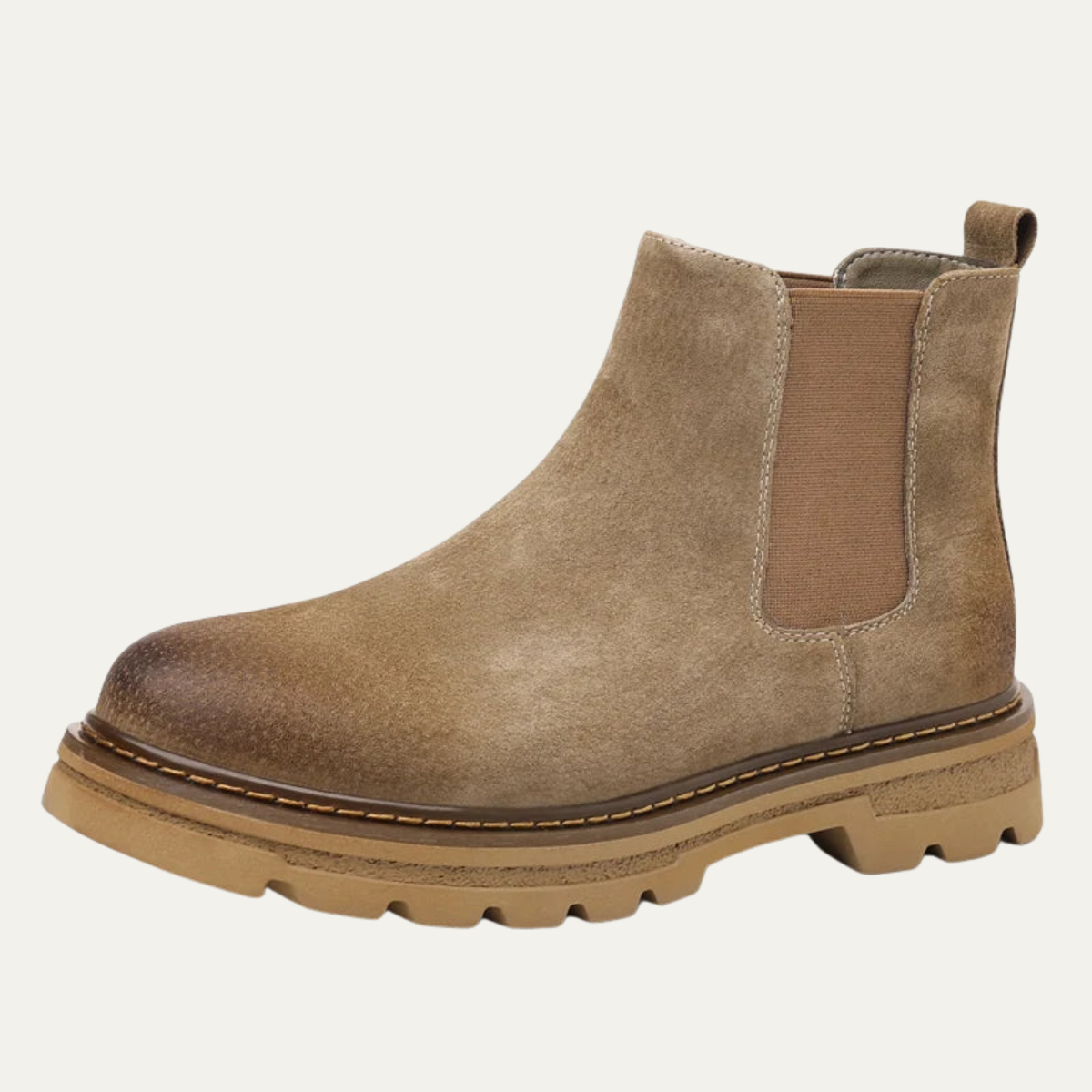 The Cardiff Bay Men's Confortable Suede Chelsea Boots
