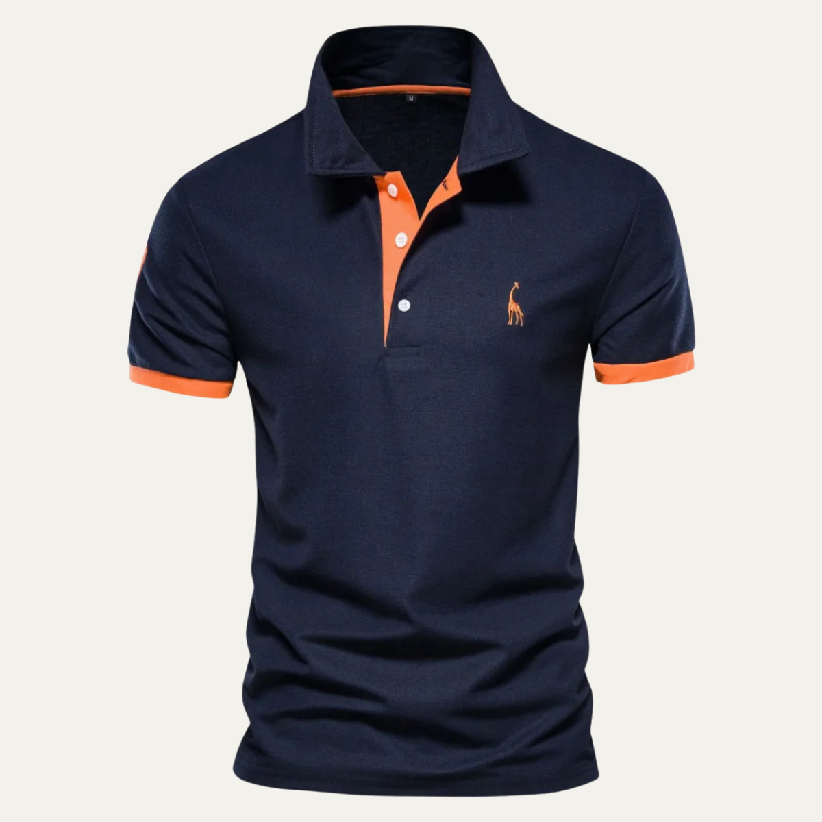 The Arona Men's Contrast Trim Cotton Polo Shirt