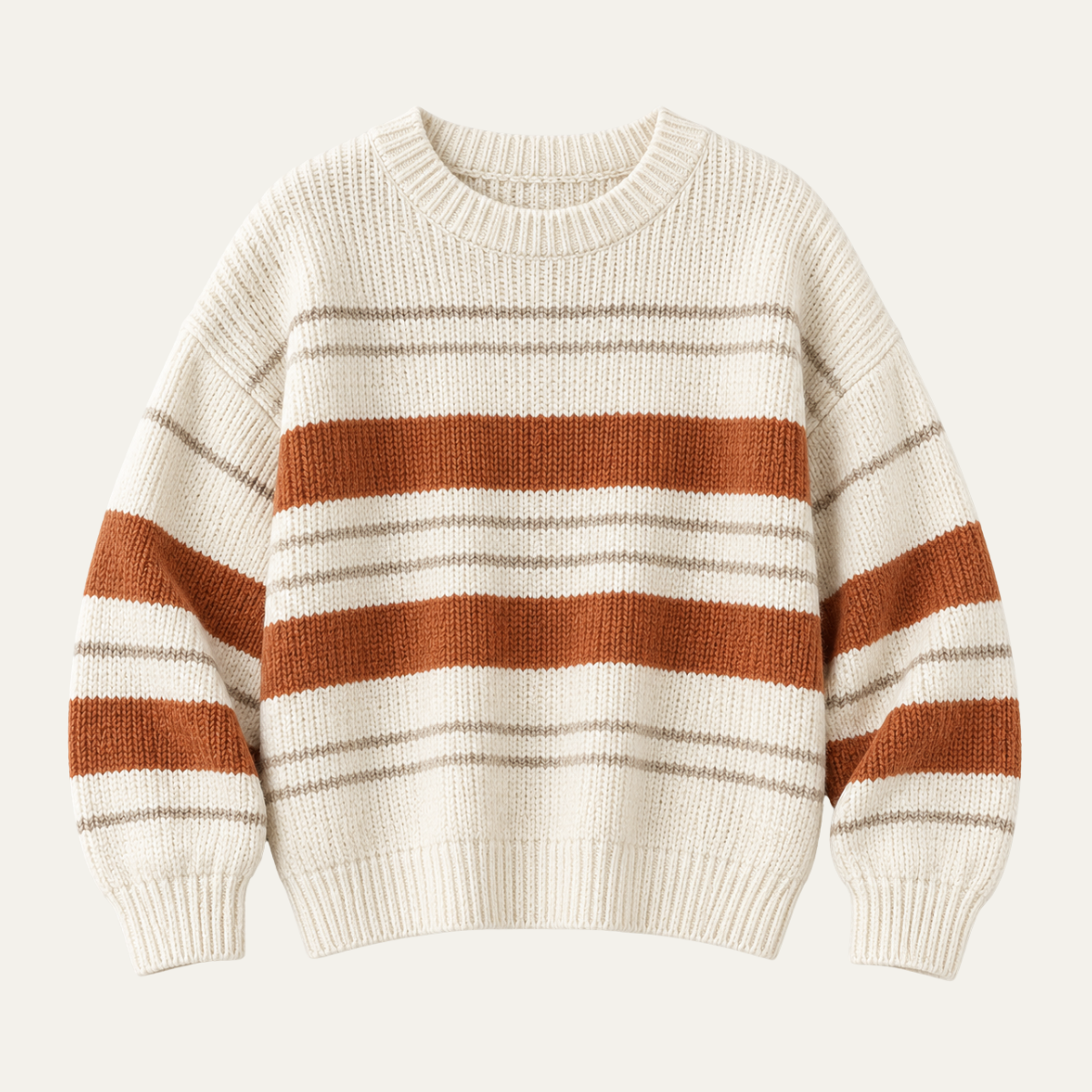 Women's Casual Oversized Striped Sweater