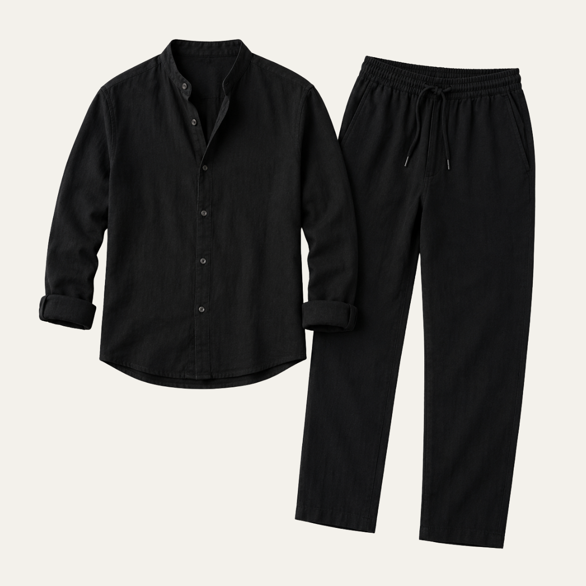The Sedona Men's Relaxed Fit Linen Shirt & Trousers Set