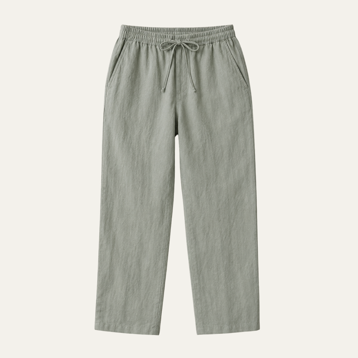 The Encino Men’s Elastic Waist Linen Drawstring Pants