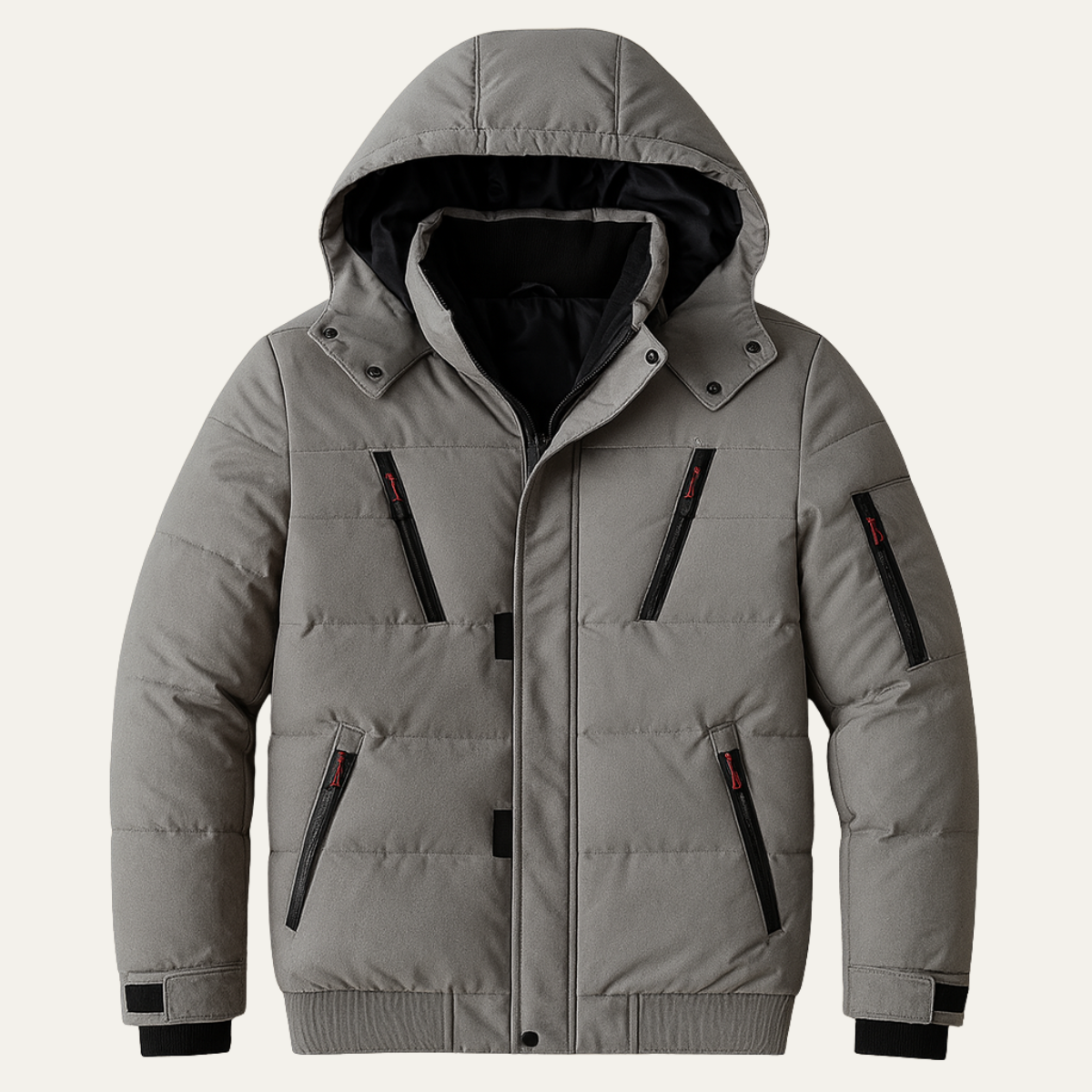 The Montalcino Men’s Warm Padded Hooded Puffer Jacket
