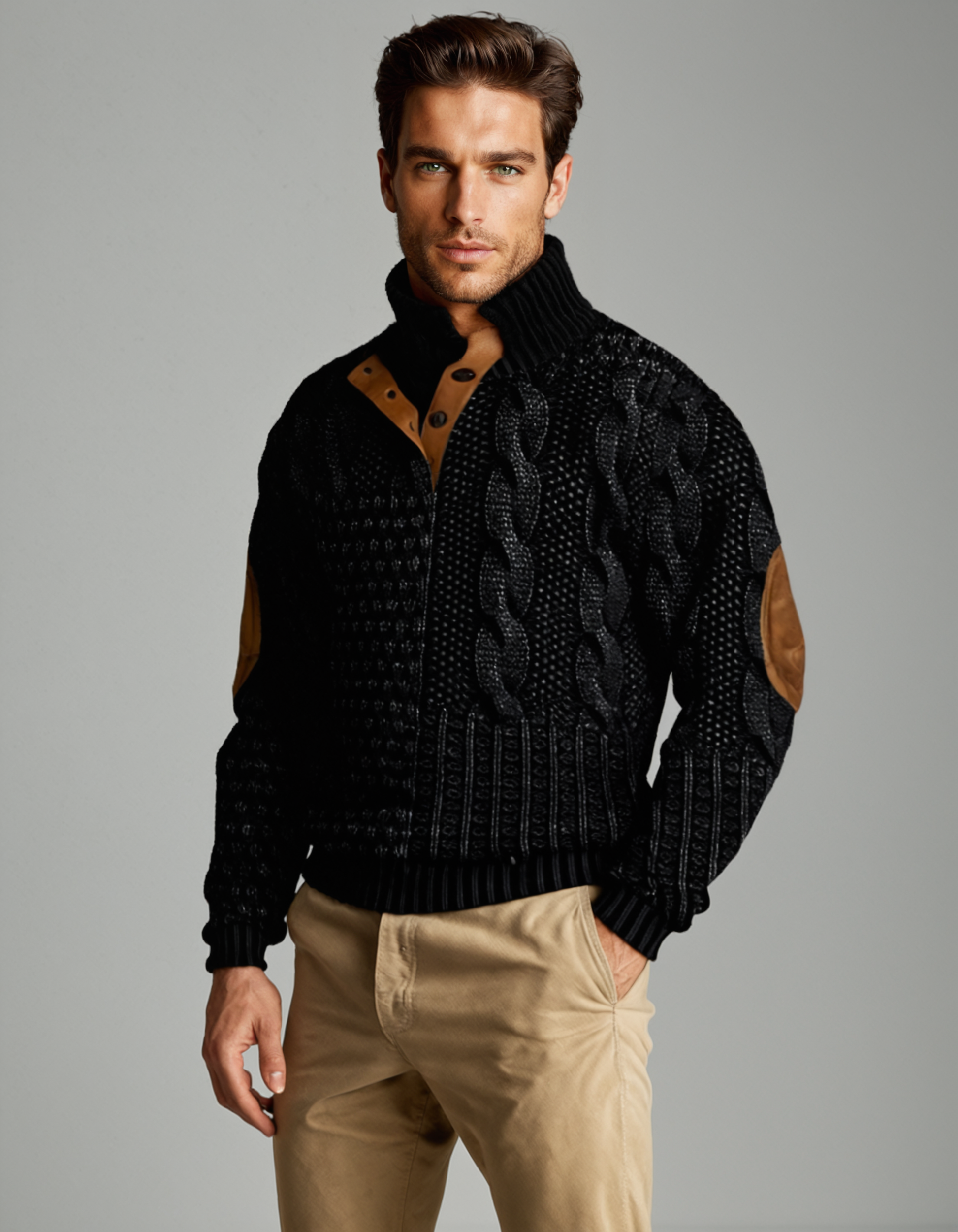 The Kingsley Men’s Luxury Knit Sweater