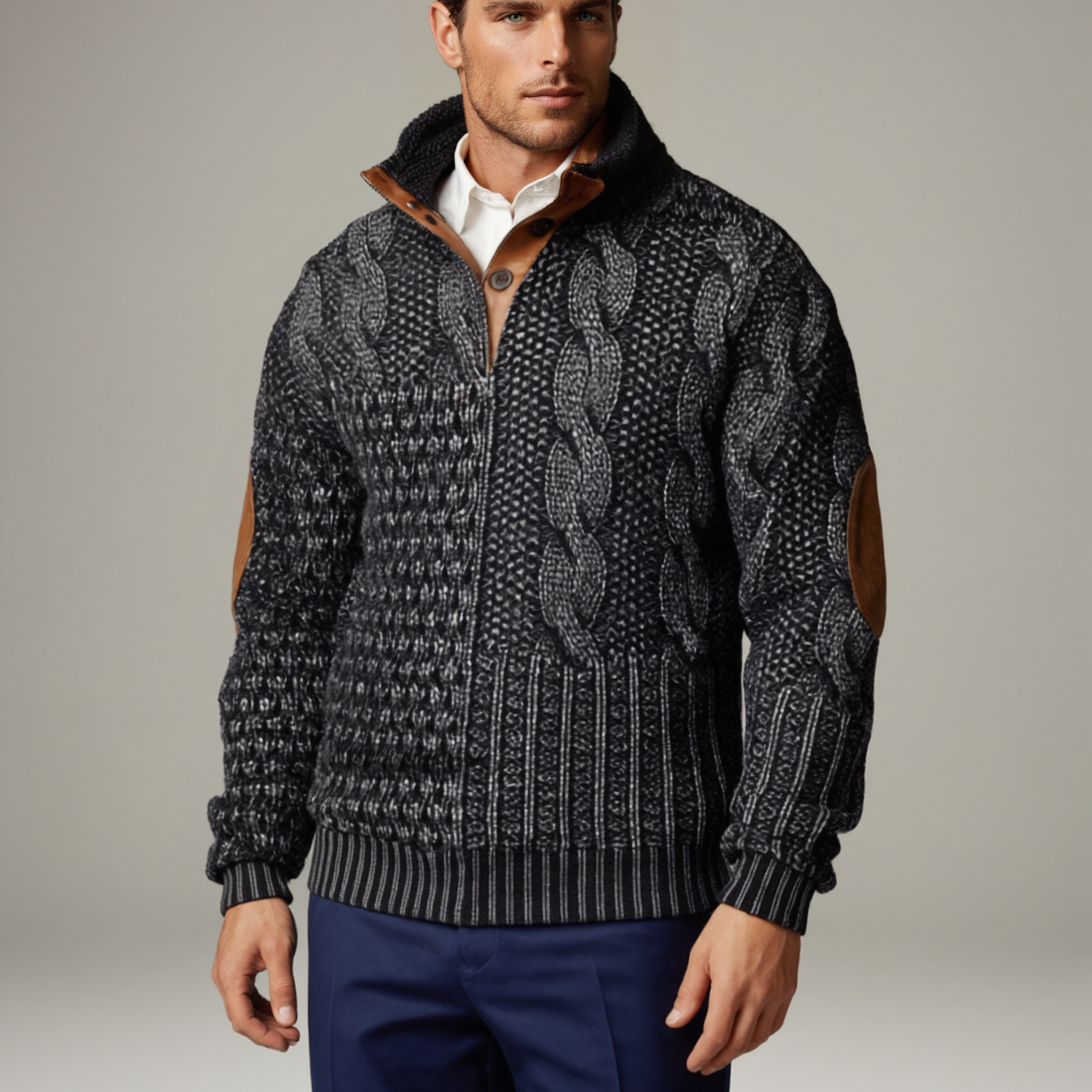The Kingsley Men’s Luxury Knit Sweater