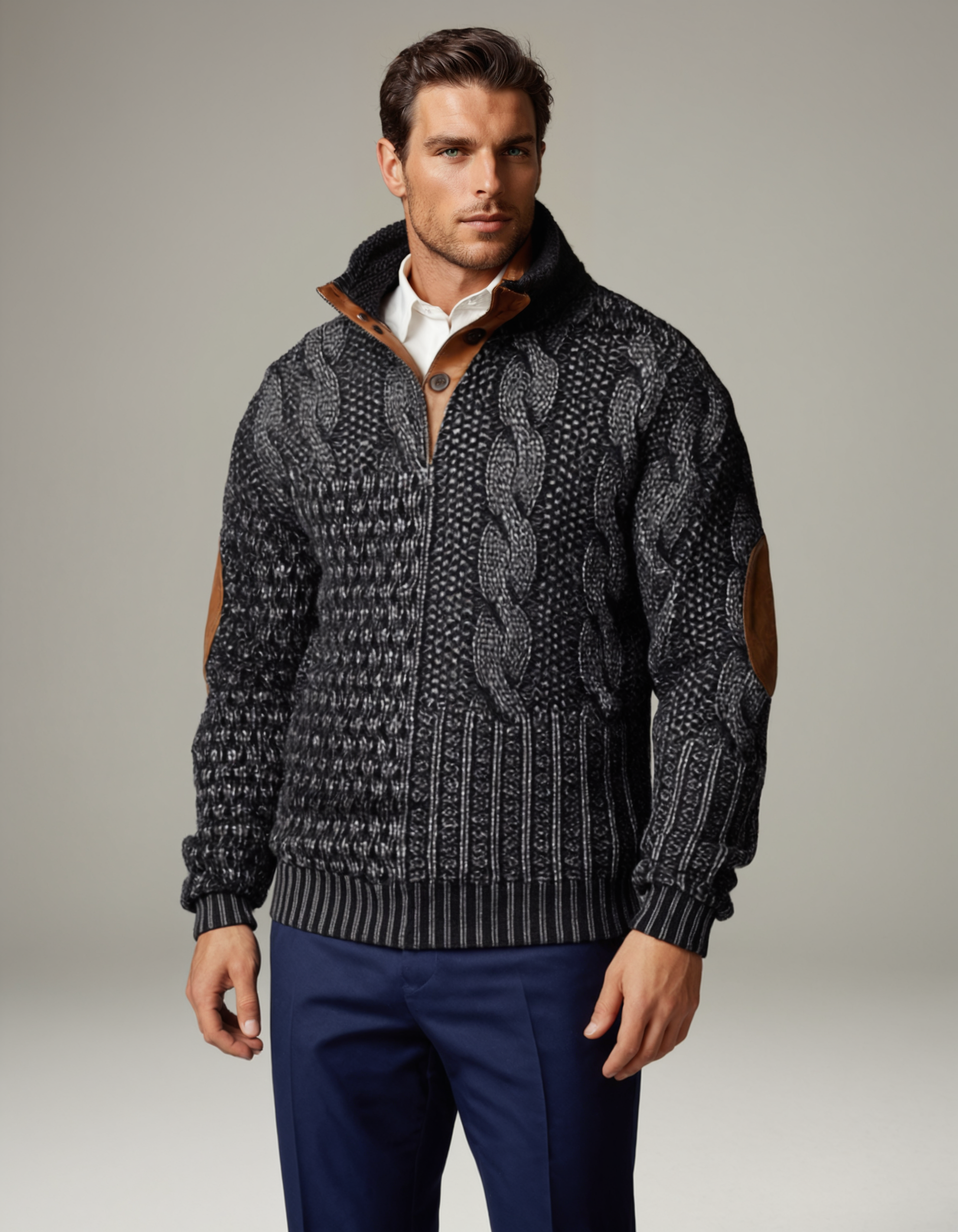 The Kingsley Men’s Luxury Knit Sweater