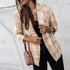 Women's Checked Tweed Jacket with Gold Trim