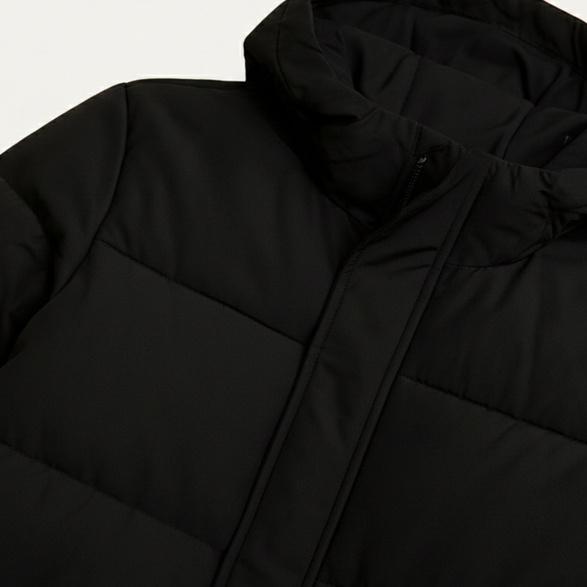 The Hollister Men’s Long Puffer Winter Hooded Coat