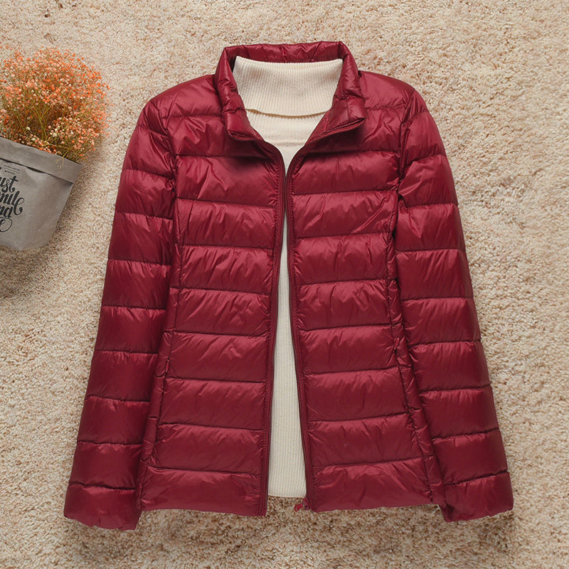 Women's Lightweight Hooded Puffer Jacket – Packable Quilted Winter Coat