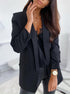Women's Unfastened Blazer for Easy Layering