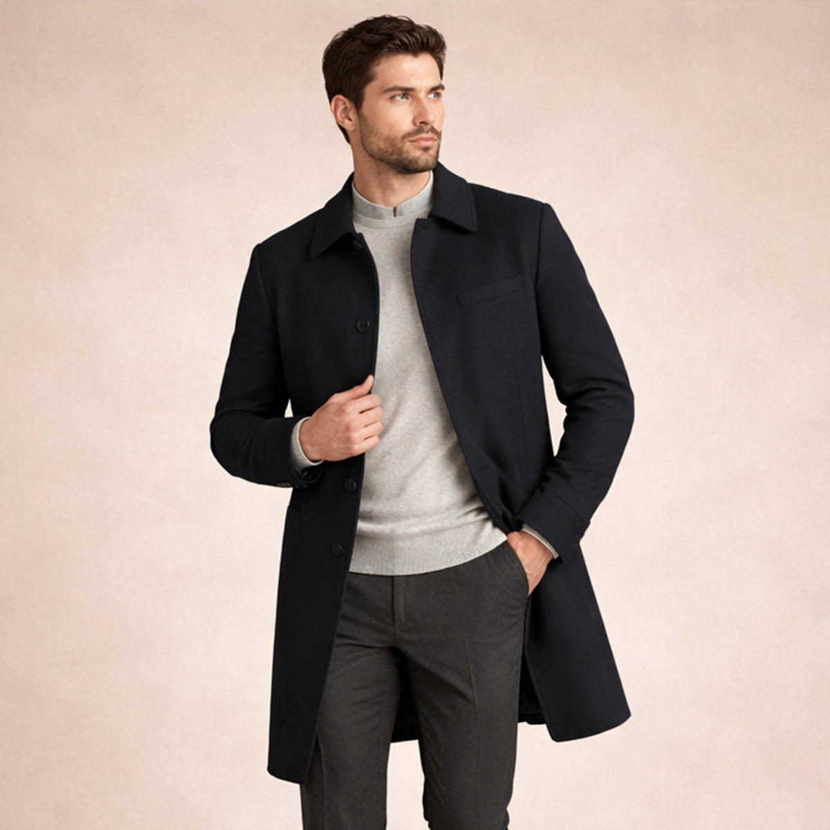 The Goldshire Coat – Men’s Smart Tailored Overcoat