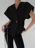 Women's Cropped Blazer Top