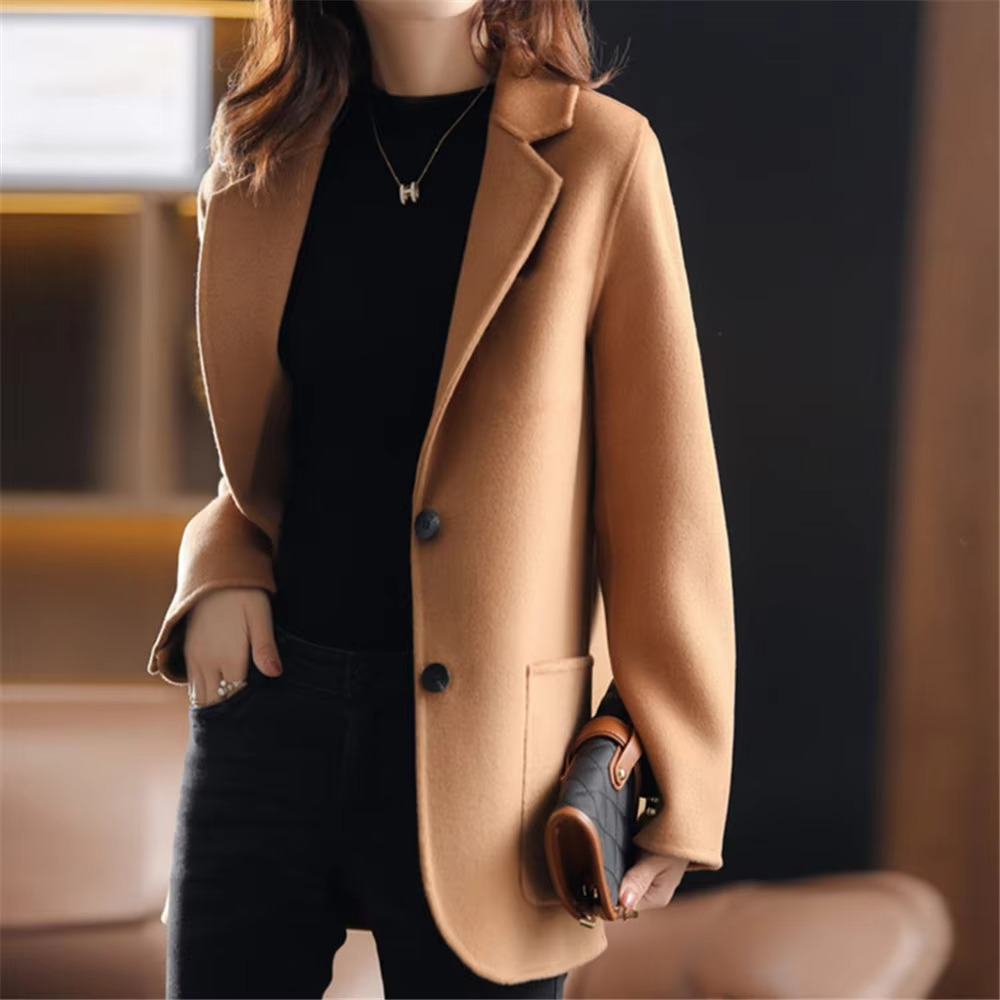 Women's Refined Blazer with Twin Buttons