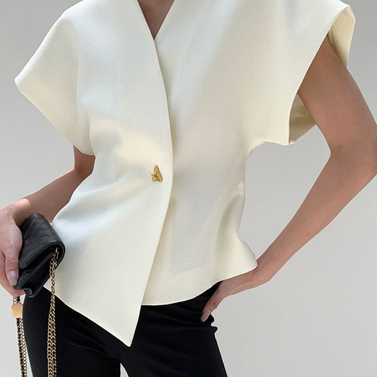 Women's Cropped Blazer Top