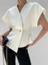 Women's Cropped Blazer Top