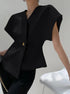 Women's Cropped Blazer Top