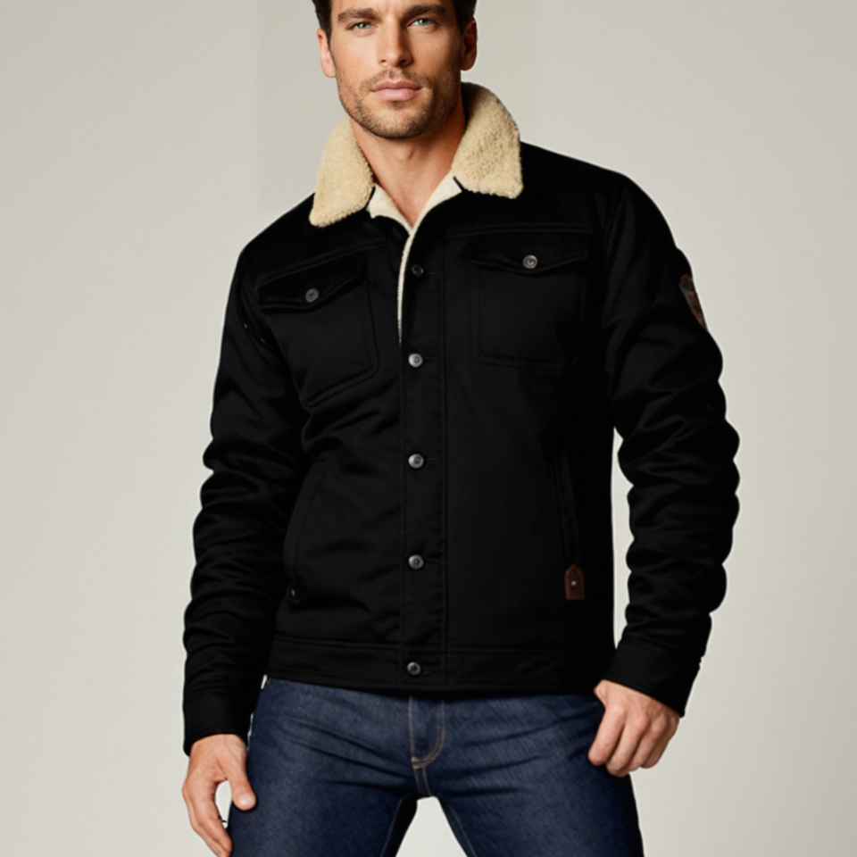 The Stonevale Men’s Insulated Fleece Lined Winter Coat