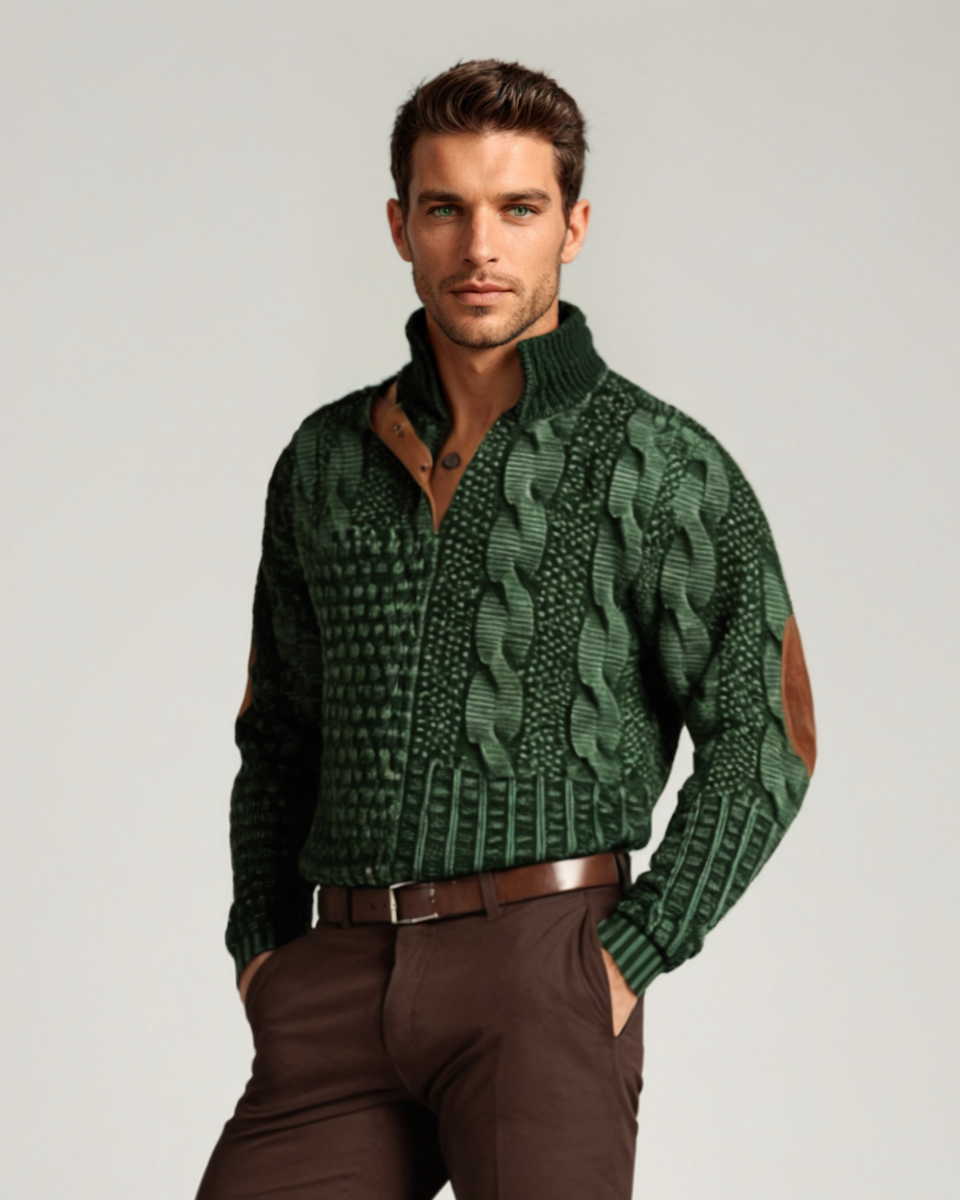 The Kingsley Men’s Luxury Knit Sweater