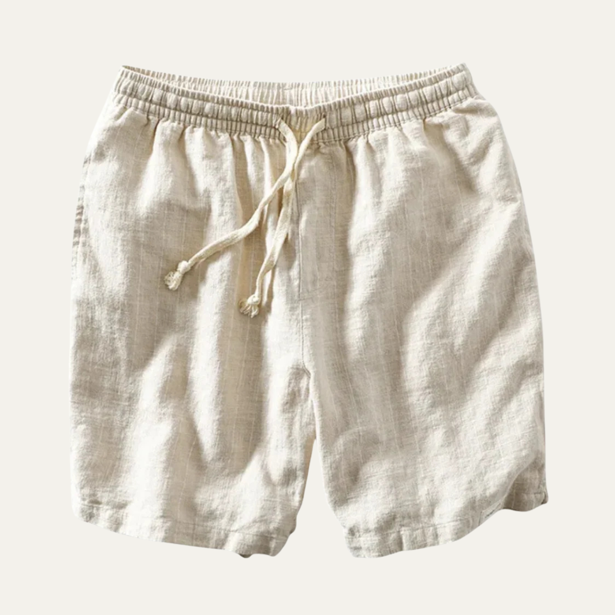 The Boulder Men's Striped Linen Drawstring Summer Shorts