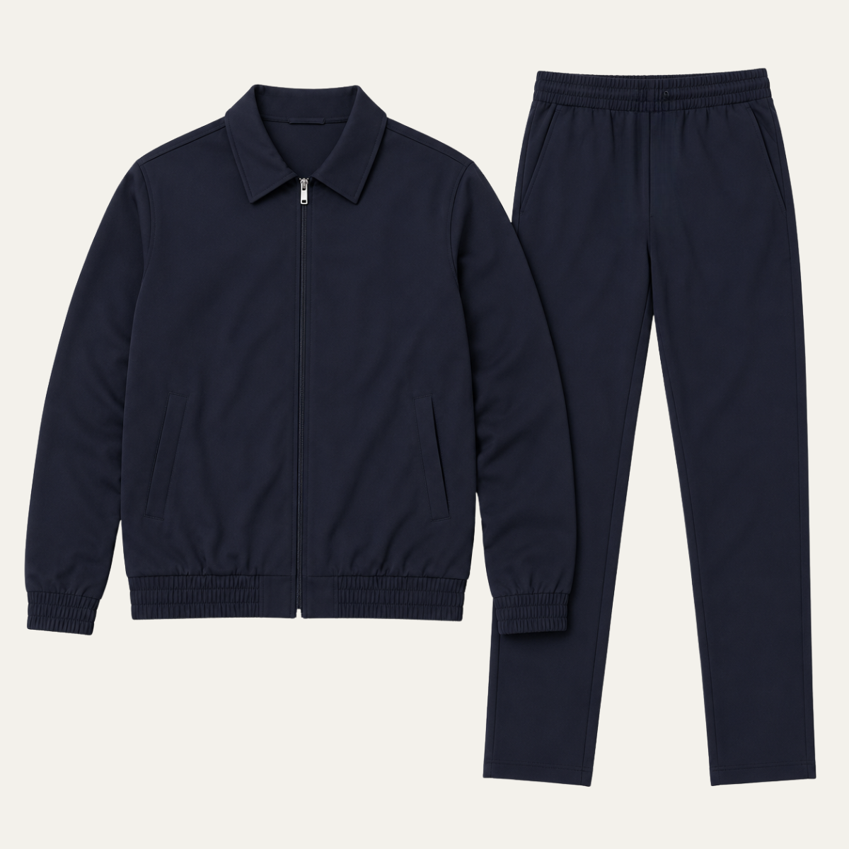 The Reno Men's Premium Tech Tracksuit Set - Navy Blue