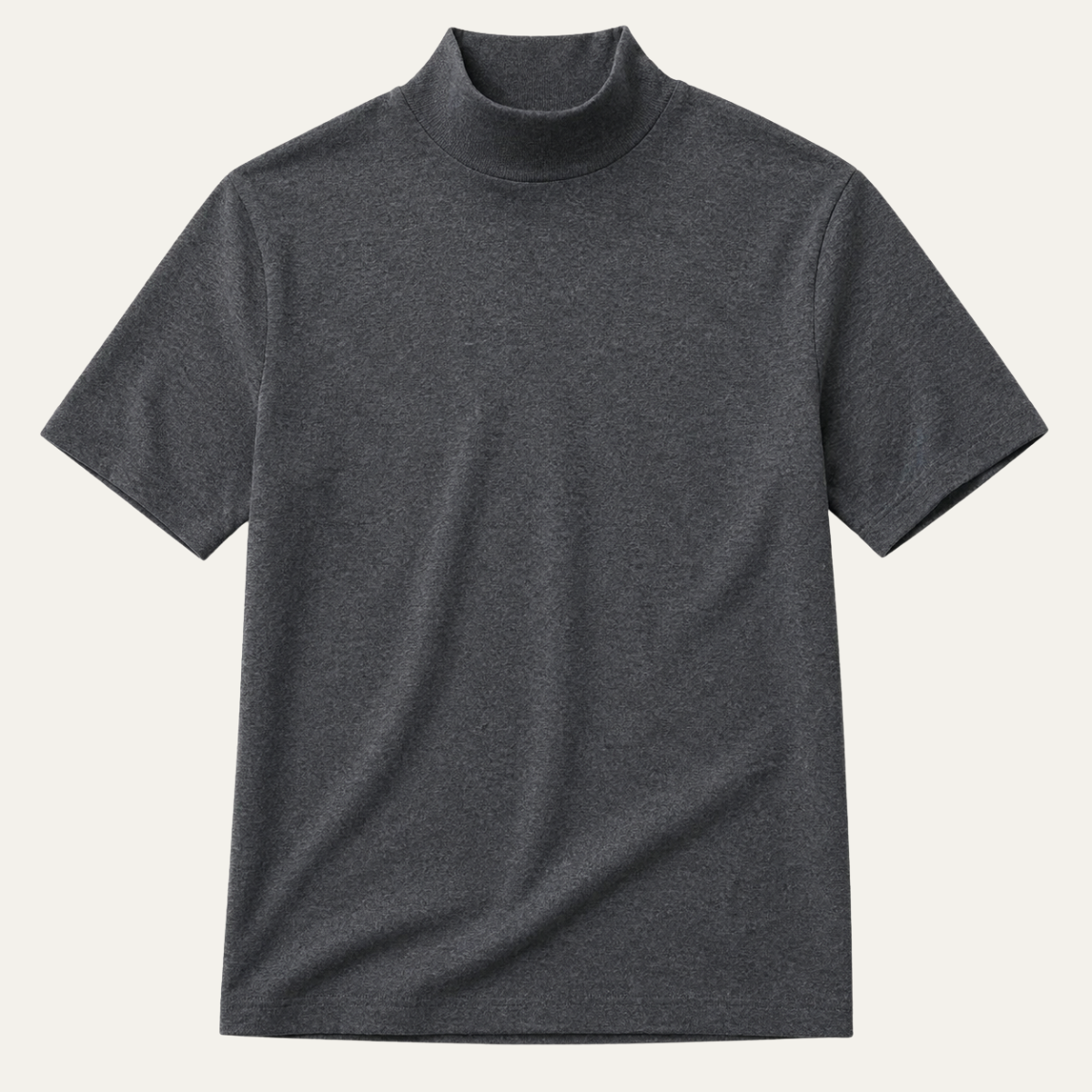 The Palermo Men's Mock Neck Fitted T Shirt