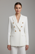 Women's Statement Blazer with Gold Hardware
