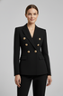 Women's Statement Blazer with Gold Hardware