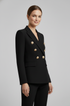 Women's Statement Blazer with Gold Hardware