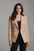Women's Statement Blazer with Gold Hardware